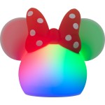 Disney Mickey Mouse squishy light, color changing, night light for children, USB lamp, battery operated, dimmable, ideal for bedroom, playroom, living room and more