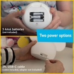 Disney Mickey Mouse Squishy Licht, Farbwechsel, Nachtlicht für Kinder, USB-Lampe, batteriebetrieben, dimmbar, ideal für Schlafzimmer, Spielzimmer, Wohnzimmer und mehr