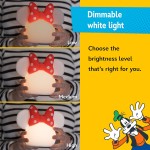 Disney Mickey Mouse squishy light, color changing, night light for children, USB lamp, battery operated, dimmable, ideal for bedroom, playroom, living room and more