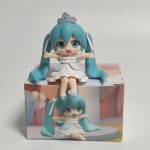 7cm anime Hatsune Miku figure sit series 15th anniversary cute model toy