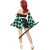 Kamado Tanjirou Cosplay Women Costume Top Pleated Skirt Detachable Sleeves with Belt