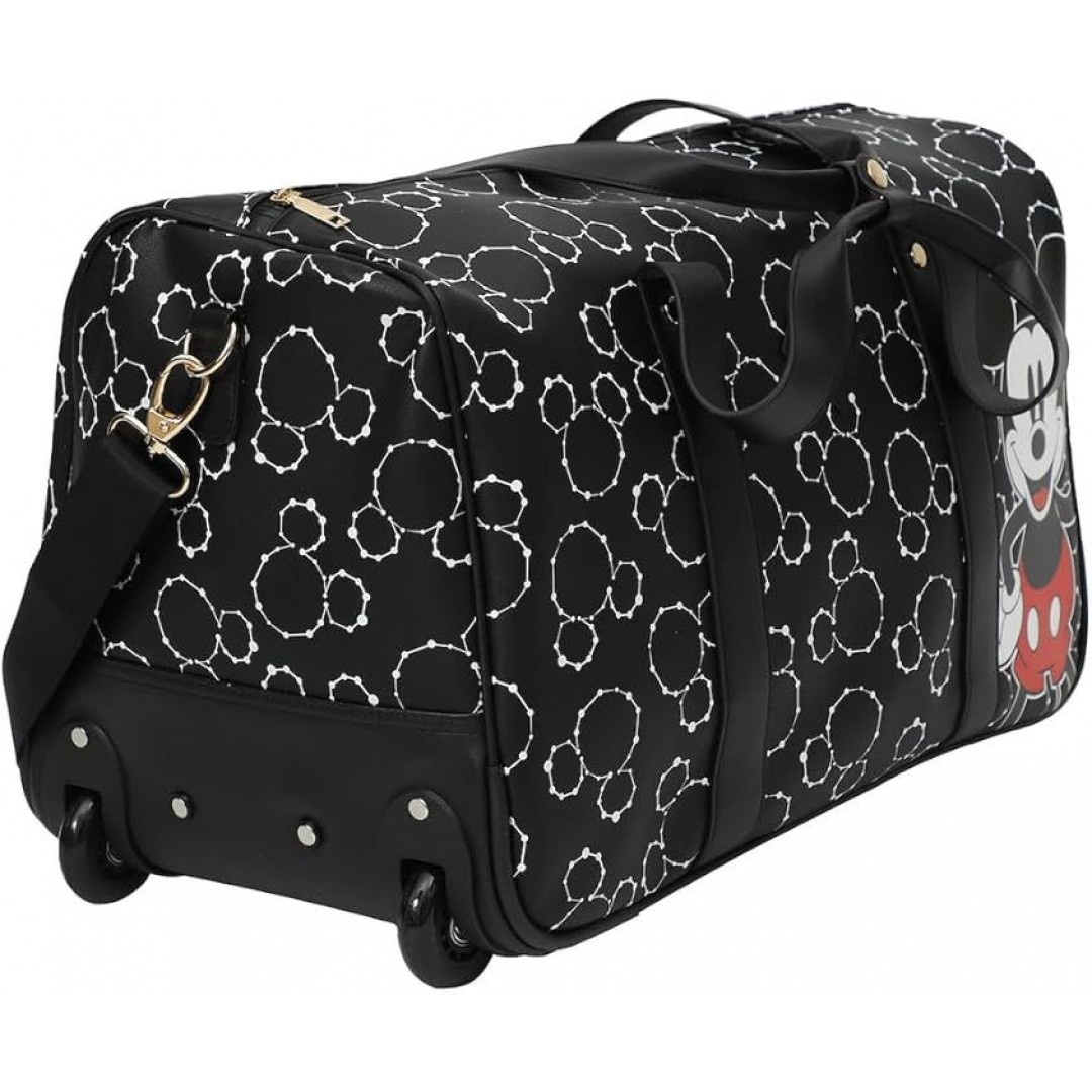 Mickey Mouse travel bag with wheels, multicolored