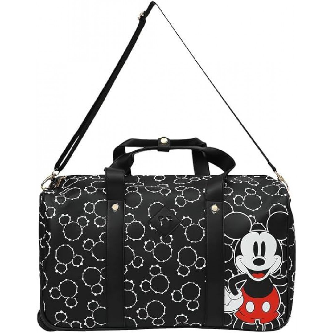 Mickey Mouse travel bag with wheels, multicolored