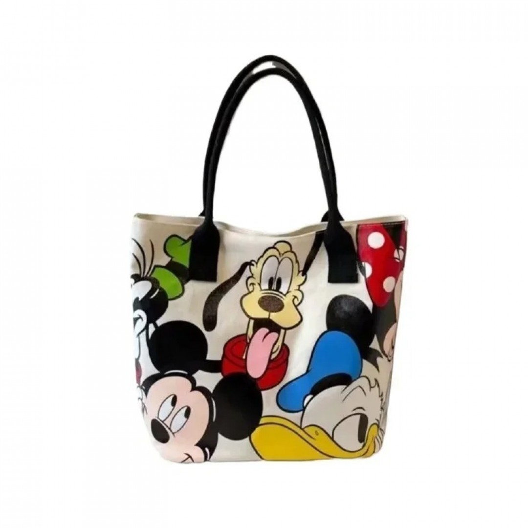 Disney cute Stitch & Donald Duck canvas bag