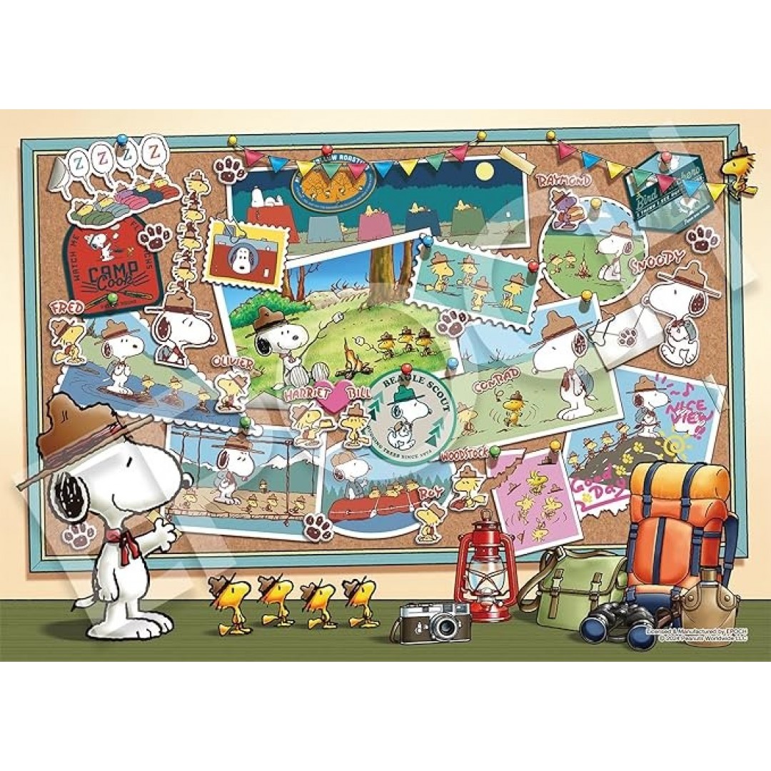 Epoch Inc. 500 Teile Puzzle Peanuts Snoopy Beagle Scout (15,0 x 20,9 Zoll (38 x 53 cm) 06-708s mit Kleber und Spachtel sowie Tickets EPOCH Epoch Inc. 500 Teile Puzzle Peanuts Snoopy Beagle Scout (15,0 x 20,9 Zoll (38 x 53 cm) 06-708s mit Kleber und Spachtel sowie Tickets EPOCH
