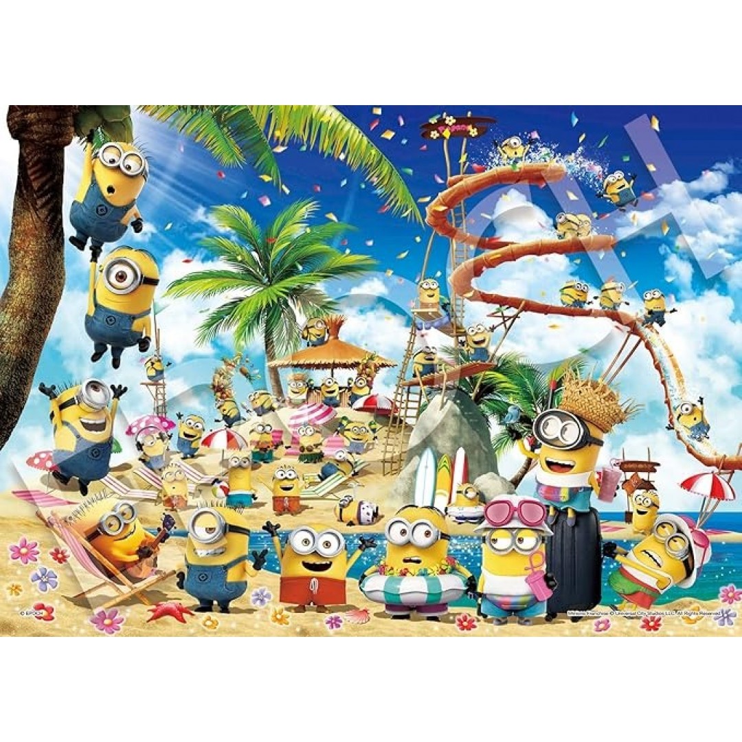 EPOCH 500 Teile Puzzle Minions Beach Party Minions! (15,0 x 20,9 Zoll (38 x 53 cm) 06-510s mit Kleber und Spachtel sowie Tickets EPOCH 500 Teile Puzzle Minions Beach Party Minions! (15,0 x 20,9 Zoll (38 x 53 cm) 06-510s mit Kleber und Spachtel sowie Tickets