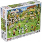 Epoch 06-097s 500-Teile Puzzle, Peanuts Snoopy Fußball, 15,0 x 20,9 Zoll (38 x 53 cm), inklusive Kleber, Spachtel und Punktkarte Epoch 06-097s 500-Teile Puzzle, Peanuts Snoopy Fußball, 15,0 x 20,9 Zoll (38 x 53 cm), inklusive Kleber, Spachtel und Punktkarte