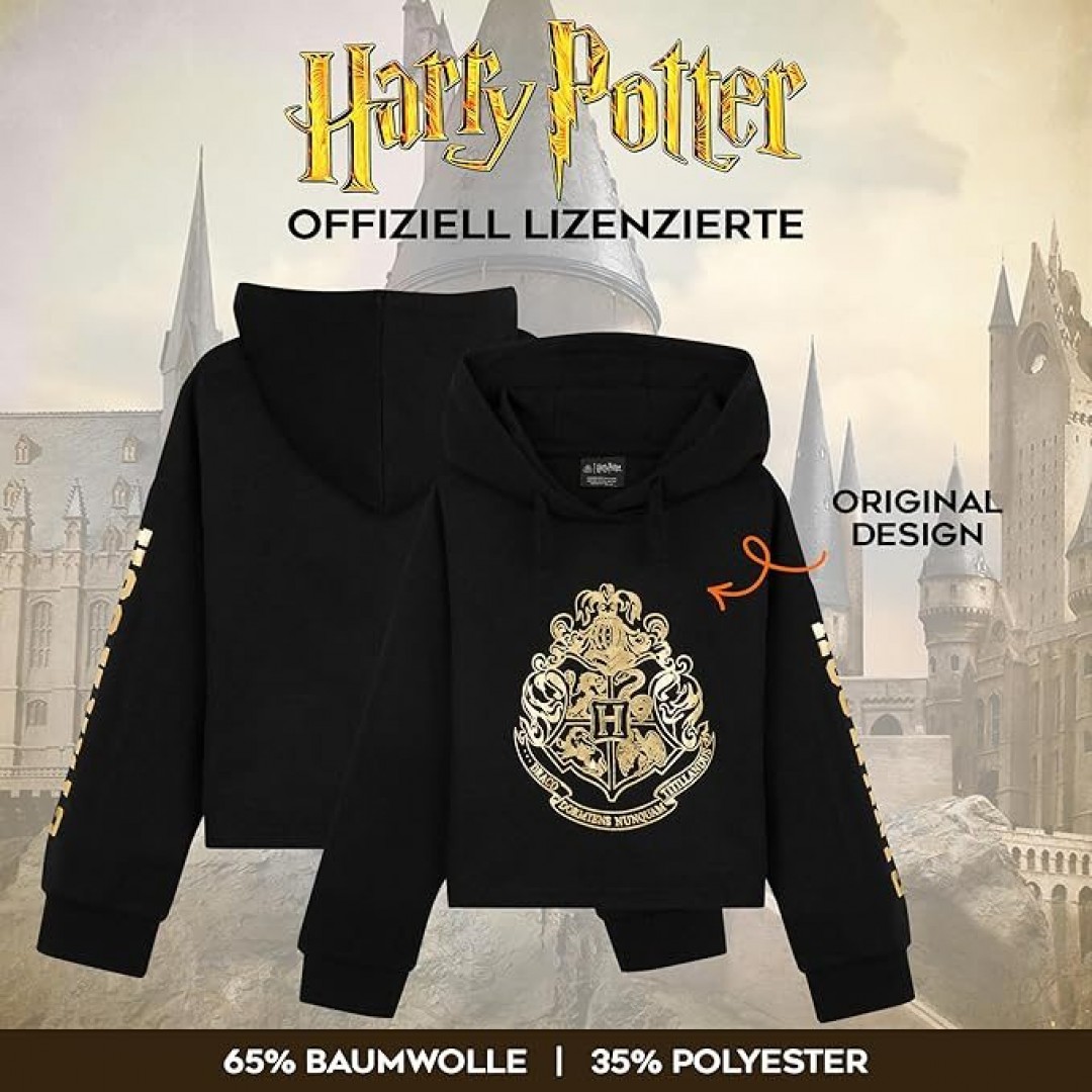 Harry Potter Girls Hoodie, Soft and Comfortable Hogwarts Hoodie - Gifts for Girls