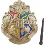 Harry Potter - Hogwarts Crest - Lampe mit Kontrollstäben schwarz