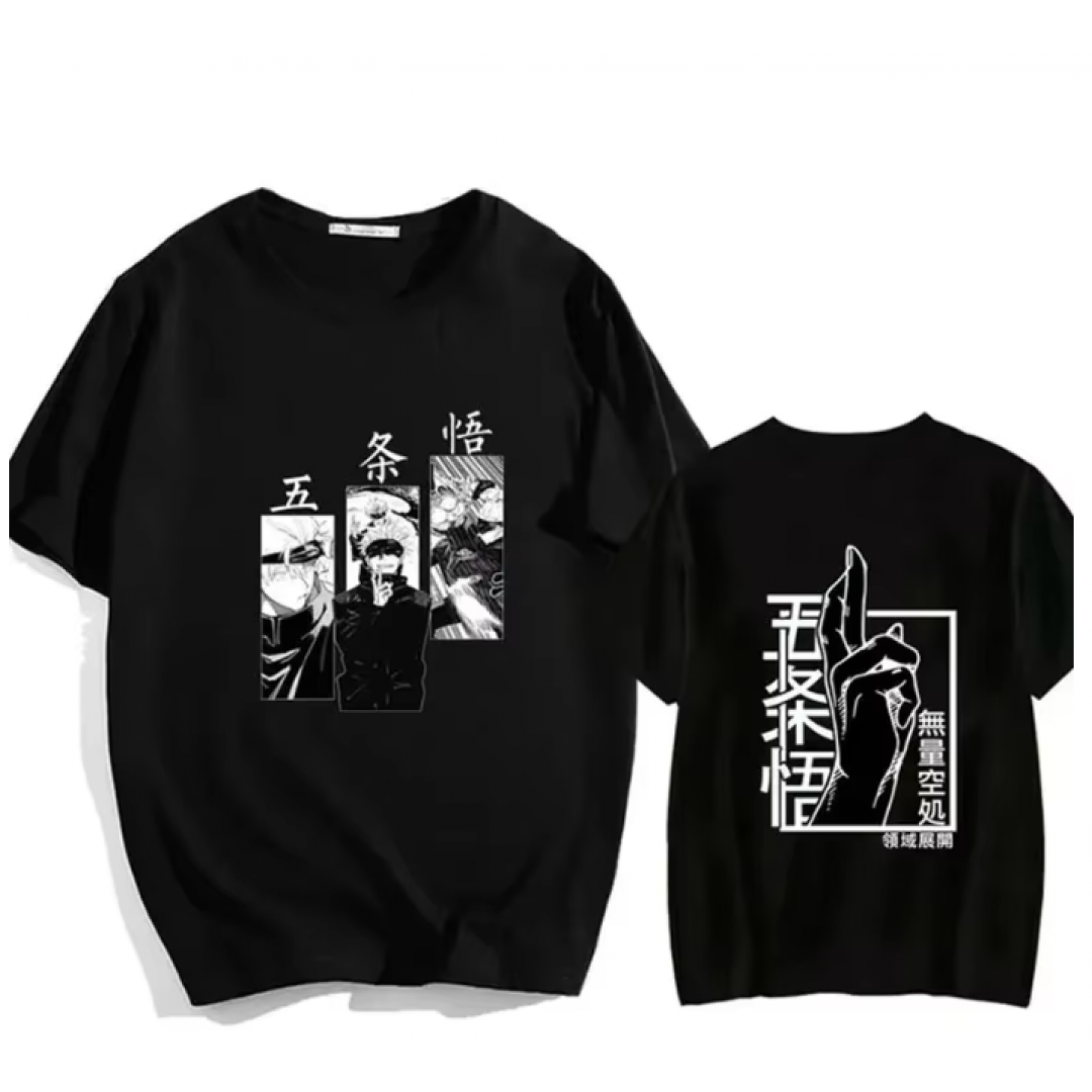 Anime Satoru Gojo Jujutsu Kaisen T-Shirt Fashion Summer Loose Women Oversized Short Sleeve Sport Casual T-Shirt Soft Tops