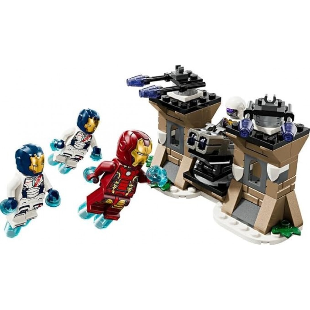 LEGO Marvel Iron Man & Iron Legion vs. Hydra-Soldat, Avengers Bauspielzeug, kreatives Spielset für Kinder und Superheldenfans, Geschenk für Jungen und Mädchen ab 6 Jahren 76288