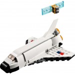 LEGO 31134 Creator 3in1 Spaceshuttle Spielzeug zum Astronauten zum Raumschiff, Konstruktionsspielzeug für Kinder, Jungen, Mädchen ab 6 Jahren, kreative Geschenkidee