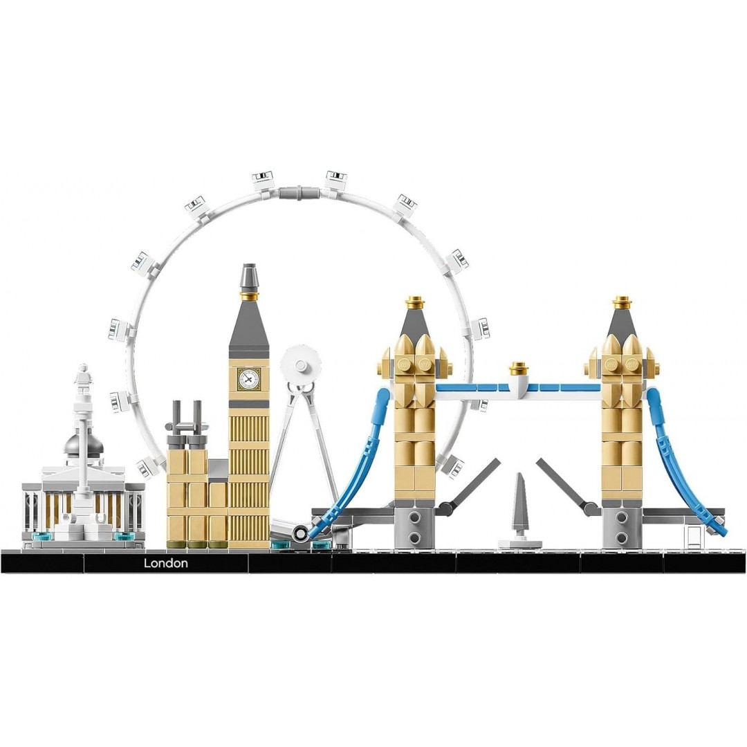 LEGO 21034 Architecture London Skyline-Modellbausatz, Bauset mit London Eye, Big Ben, Tower Bridge, Haus- und Büro-Deko, Geschenkidee für Sammler LEGO 21034 Architecture London Skyline-Modellbausatz, Bauset mit London Eye, Big Ben, Tower Bridge, Haus- und Büro-Deko, Geschenkidee für Sammler