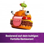 LEGO Fortnite Durrr Burger, Bauset zum Videospiel für Gamer ab 9 Jahren, Modell zum Ausstellen, Spielzeugfigur zum Sammeln, Geschenk für Kinder, Jugendliche und Erwachsene, Sammlerstück 77070