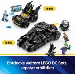 LEGO DC Batman: Batman Tumbler vs. Two-Face & The Joker - Superhelden Spielzeug mit Batmobil Auto - Spielset mit Minifiguren - Geschenk für Jungen und Mädchen ab 8 Jahren 76303