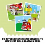 LEGO 10969 DUPLO Town Feuerwehrauto Spielzeug, Lernspielzeug für Kleinkinder ab 2 Jahren, Set mit Blaulicht und Martinshorn, Feuerwehrmann und Katze, für Mädchen und Jungen LEGO 10969 DUPLO Town Feuerwehrauto Spielzeug, Lernspielzeug für Kleinkinder ab 2 Jahren, Set mit Blaulicht und Martinshorn, Feuerwehrmann und Katze, für Mädchen und Jungen