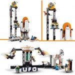LEGO 31142 Creator 3-in-1 Weltraum-Achterbahn, Bausatz Einer Spielzeug-Kirmes mit funktionierenden Wägen, umbaubar in frei fallenden Fallturm oder Karussell mit Raketen und leuchtenden Steinen LEGO 31142 Creator 3-in-1 Weltraum-Achterbahn, Bausatz Einer Spielzeug-Kirmes mit funktionierenden Wägen, umbaubar in frei fallenden Fallturm oder Karussell mit Raketen und leuchtenden Steinen