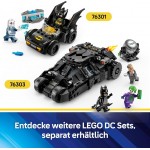 LEGO DC Batman: Batman & Batmobil vs. Mr. Freeze - Superhelden Auto Spielzeug mit 2 Minifiguren - Eisshooter mit Elementen zum Abfeuern - Geschenk für Jungen und Mädchen ab 4 Jahren 76301