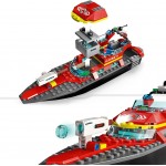 LEGO 60373 City Feuerwehrboot, Spielzeug, das im Wasser schwimmt, mit Rennboot, 3 Minifiguren und Jetpack, Feuerwehr-Boot-Spielzeug Geschenkidee für Jungen und Mädchen ab 5 Jahren LEGO 60373 City Feuerwehrboot, Spielzeug, das im Wasser schwimmt, mit Rennboot, 3 Minifiguren und Jetpack, Feuerwehr-Boot-Spielzeug Geschenkidee für Jungen und Mädchen ab 5 Jahren