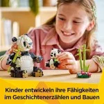 LEGO Creator 3in1 Wilde Tiere: Pandafamilie - Ostergeschenke für Mädchen und Jungen ab 8 Jahren - Modell umbaubar in Spielzeug Schwertwal oder Pinguin Figur - Bauset für Kinder - 31165 LEGO Creator 3in1 Wilde Tiere: Pandafamilie - Ostergeschenke für Mädchen und Jungen ab 8 Jahren - Modell umbaubar in Spielzeug Schwertwal oder Pinguin Figur - Bauset für Kinder - 31165