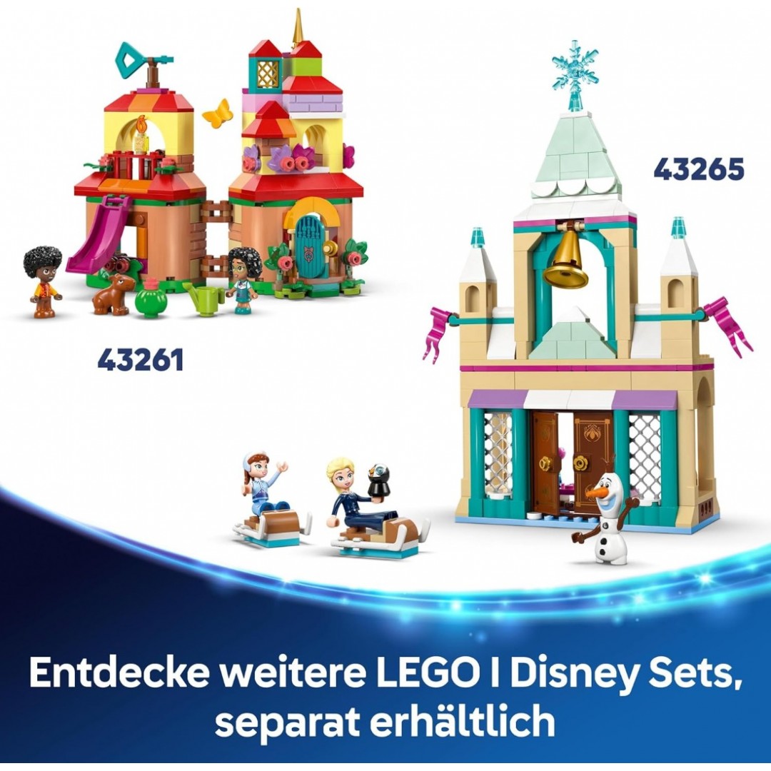 LEGO ǀ Disney Princess Arielle Spieluhr, Fantasy Spielset mit Fabius Figur für Fans der kleinen Meerjungfrau, Baubare Schatulle mit Prinzessin Mini Puppe, Geschenk für Mädchen ab 5 Jahren 43259