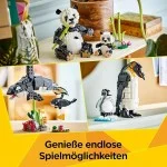 LEGO Creator 3in1 Wilde Tiere: Pandafamilie - Ostergeschenke für Mädchen und Jungen ab 8 Jahren - Modell umbaubar in Spielzeug Schwertwal oder Pinguin Figur - Bauset für Kinder - 31165 LEGO Creator 3in1 Wilde Tiere: Pandafamilie - Ostergeschenke für Mädchen und Jungen ab 8 Jahren - Modell umbaubar in Spielzeug Schwertwal oder Pinguin Figur - Bauset für Kinder - 31165