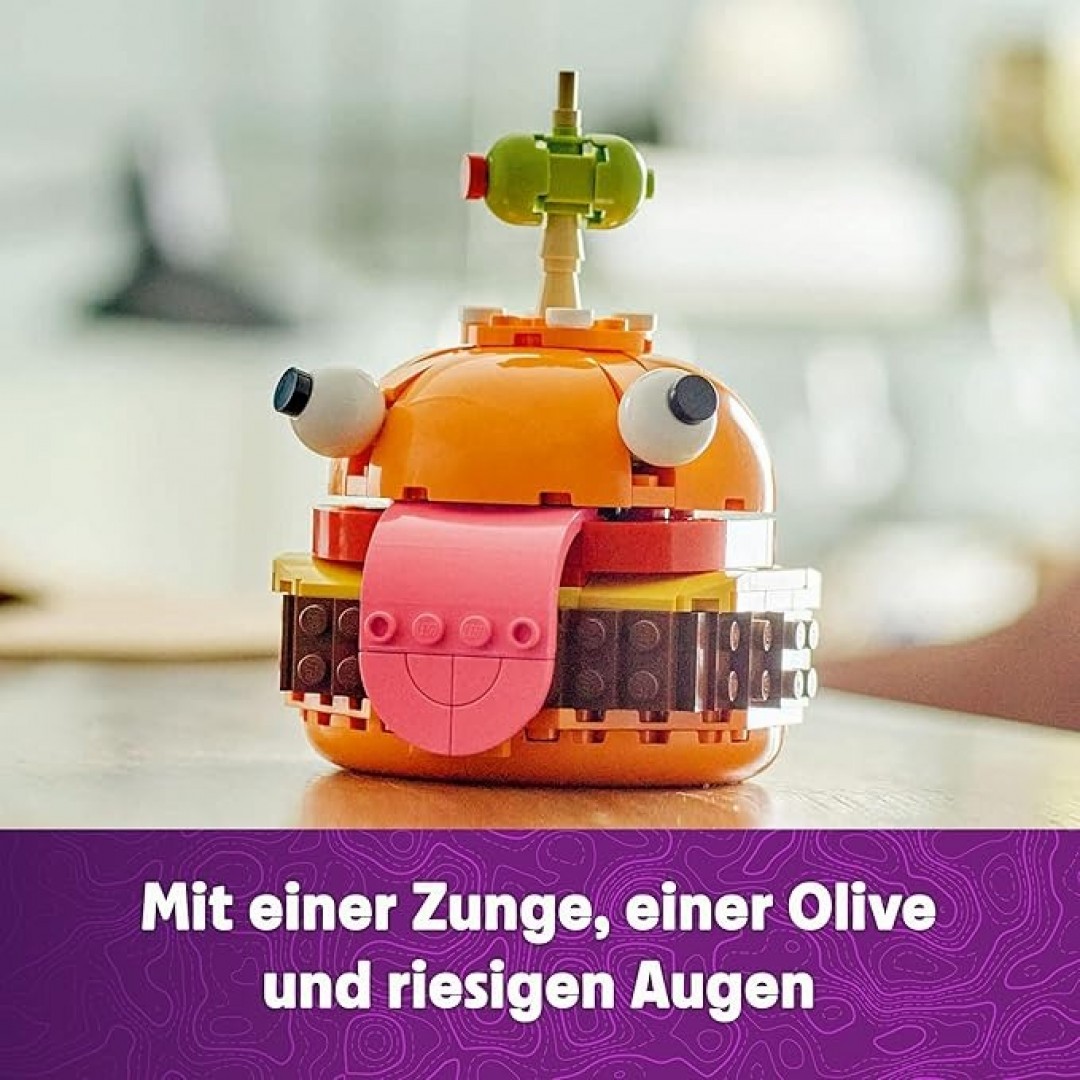 LEGO Fortnite Durrr Burger, Bauset zum Videospiel für Gamer ab 9 Jahren, Modell zum Ausstellen, Spielzeugfigur zum Sammeln, Geschenk für Kinder, Jugendliche und Erwachsene, Sammlerstück 77070