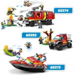 LEGO 60373 City Feuerwehrboot, Spielzeug, das im Wasser schwimmt, mit Rennboot, 3 Minifiguren und Jetpack, Feuerwehr-Boot-Spielzeug Geschenkidee für Jungen und Mädchen ab 5 Jahren LEGO 60373 City Feuerwehrboot, Spielzeug, das im Wasser schwimmt, mit Rennboot, 3 Minifiguren und Jetpack, Feuerwehr-Boot-Spielzeug Geschenkidee für Jungen und Mädchen ab 5 Jahren