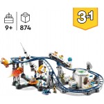 LEGO 31142 Creator 3-in-1 Weltraum-Achterbahn, Bausatz Einer Spielzeug-Kirmes mit funktionierenden Wägen, umbaubar in frei fallenden Fallturm oder Karussell mit Raketen und leuchtenden Steinen LEGO 31142 Creator 3-in-1 Weltraum-Achterbahn, Bausatz Einer Spielzeug-Kirmes mit funktionierenden Wägen, umbaubar in frei fallenden Fallturm oder Karussell mit Raketen und leuchtenden Steinen