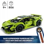 LEGO 42161 Technic Lamborghini Huracán Tecnica Spielzeugauto-Modellbausatz, Rennwagen-Bauset für Kinder, Jungen, Mädchen und Motorsport-Fans, Auto-Geschenk zum Sammeln