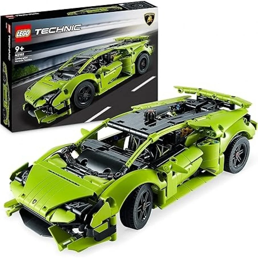 LEGO 42161 Technic Lamborghini Huracán Tecnica Spielzeugauto-Modellbausatz, Rennwagen-Bauset für Kinder, Jungen, Mädchen und Motorsport-Fans, Auto-Geschenk zum Sammeln