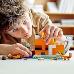 LEGO 21178 Minecraft Die Fuchs-Lodge, Spielzeug für Jungen und Mädchen ab 8 Jahren mit Figuren von ertrunkenem Zombie und Tieren, Kinderspielzeug LEGO 21178 Minecraft Die Fuchs-Lodge, Spielzeug für Jungen und Mädchen ab 8 Jahren mit Figuren von ertrunkenem Zombie und Tieren, Kinderspielzeug