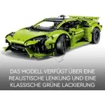 LEGO 42161 Technic Lamborghini Huracán Tecnica Spielzeugauto-Modellbausatz, Rennwagen-Bauset für Kinder, Jungen, Mädchen und Motorsport-Fans, Auto-Geschenk zum Sammeln