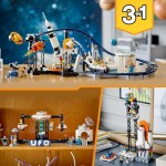 LEGO 31142 Creator 3-in-1 Weltraum-Achterbahn, Bausatz Einer Spielzeug-Kirmes mit funktionierenden Wägen, umbaubar in frei fallenden Fallturm oder Karussell mit Raketen und leuchtenden Steinen LEGO 31142 Creator 3-in-1 Weltraum-Achterbahn, Bausatz Einer Spielzeug-Kirmes mit funktionierenden Wägen, umbaubar in frei fallenden Fallturm oder Karussell mit Raketen und leuchtenden Steinen