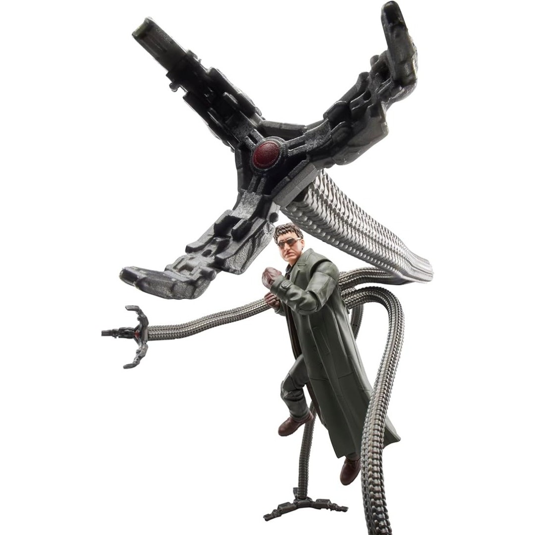 Marvel Legends Series Doc Ock, Spider-Man: No Way Home Collectible, deluxe action figure, 15.2 cm, 4 accessories, aged 4+