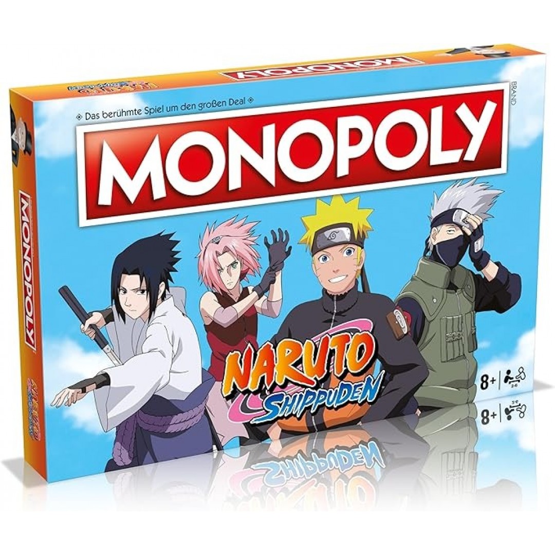 Monopoly - Naruto - Anime Merch - Age 8+ - German