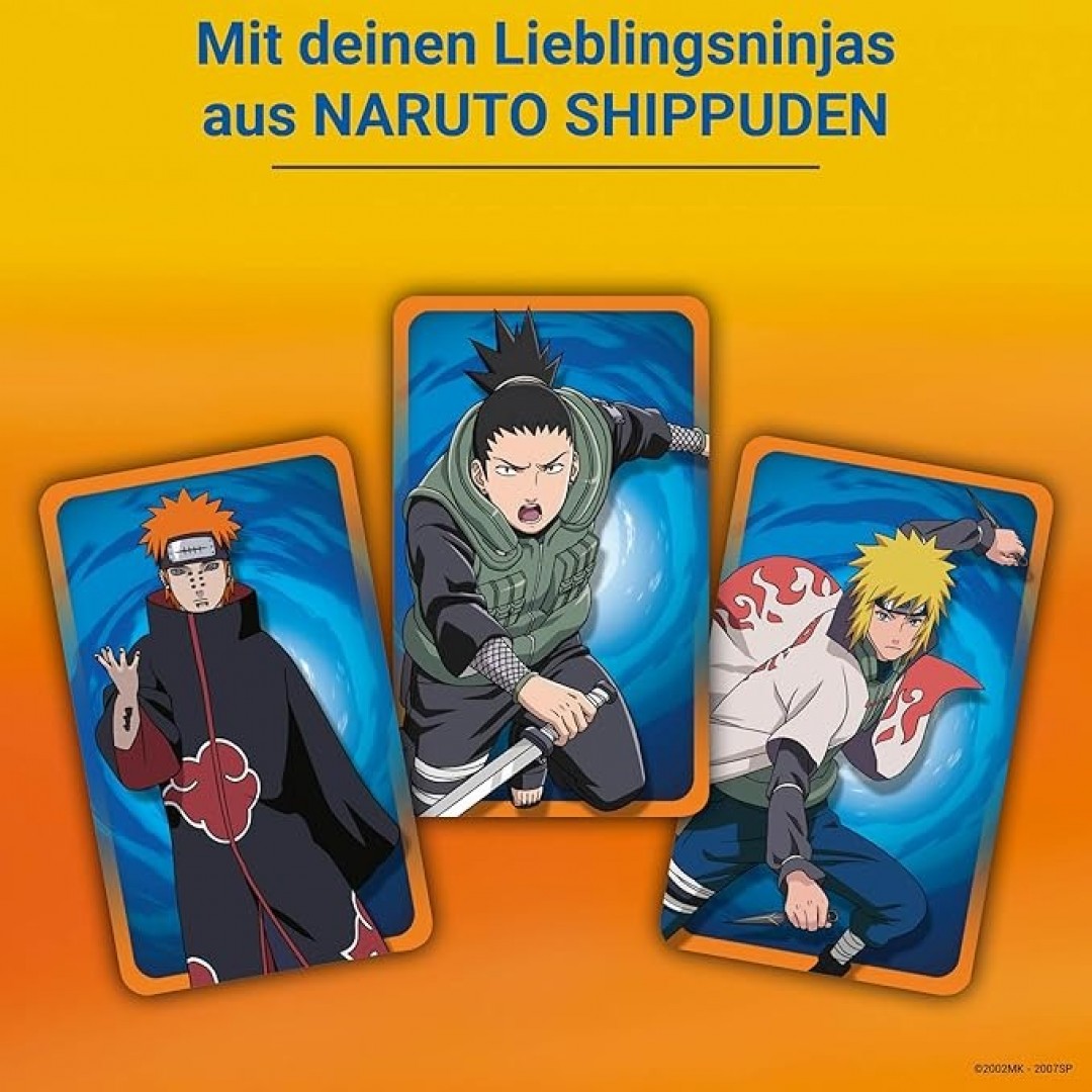 Ravensburger 27557 - Naruto Shippuden Labyrinth - Der Familienspiel-Klassiker für 2-4 Spieler ab 7 Jahren im Look der Animeserie