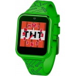 Kids smartwatch Minecraft, kids watch with selfie camera, photo & video, stopwatch, 6 games, 3 backgrounds, 10 watch faces, voice recorder, fitness tracker watch, alarm clock, green