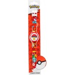 Digital Pokémon wristwatch for children POK4374, Pokémon motif, red, multicolored, Modern