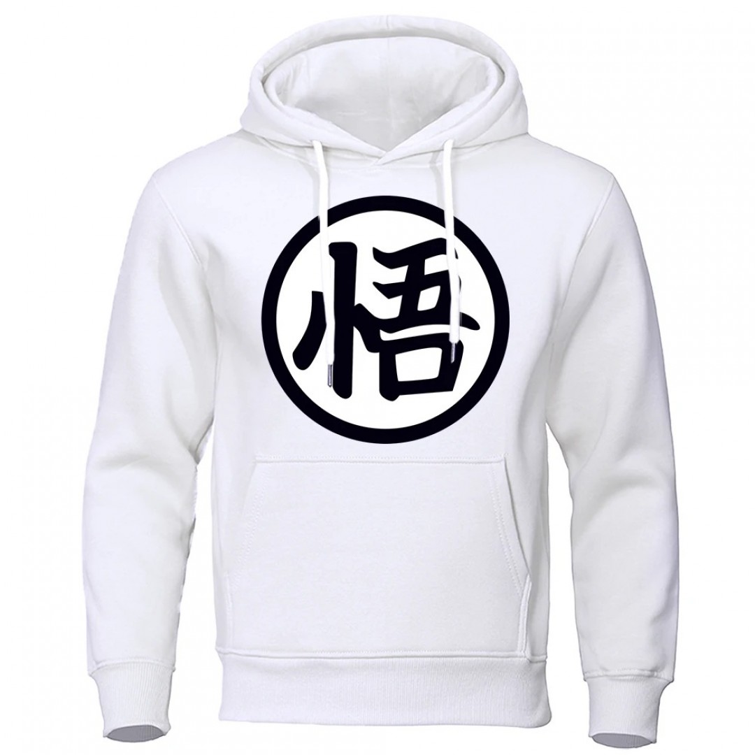 Japanische Anime Logo Wu Script Funny Print Hoodies Männer Tasche Herbst Kleidung Lose Casual Streetwear Fleece Warme Männer Hoodies