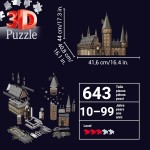 Ravensburger 3D Puzzle 11550 - Harry Potter Hogwarts Schloss - Die Große Halle - Night Edition - 540 Teile - Beleuchtetes Hogwarts Castle für Harry Potter Fans ab 10 Jahren, Harry Potter Geschenke