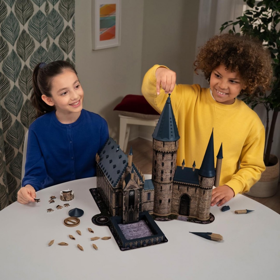 Ravensburger 3D Puzzle 11550 - Harry Potter Hogwarts Schloss - Die Große Halle - Night Edition - 540 Teile - Beleuchtetes Hogwarts Castle für Harry Potter Fans ab 10 Jahren, Harry Potter Geschenke