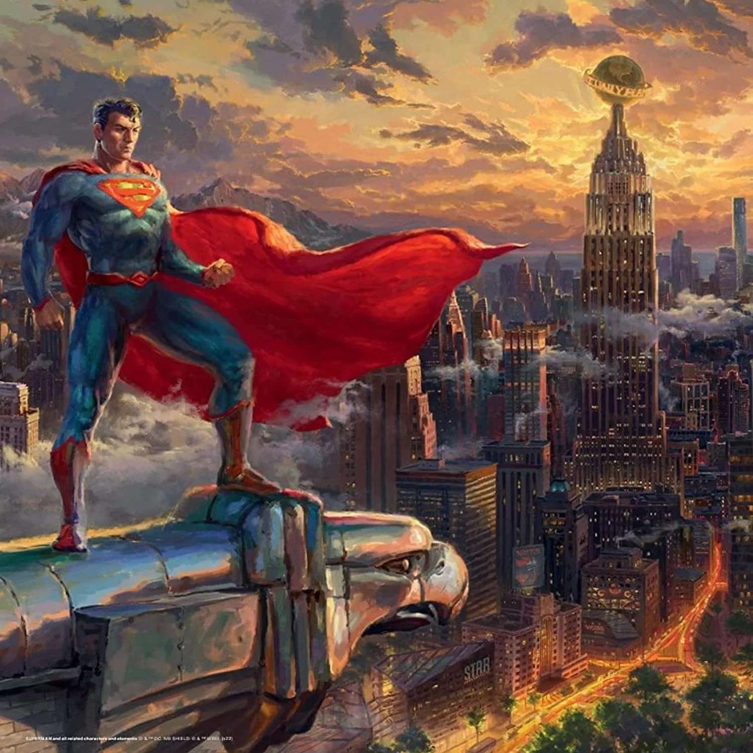 Thomas Kinkade DC Superhelden