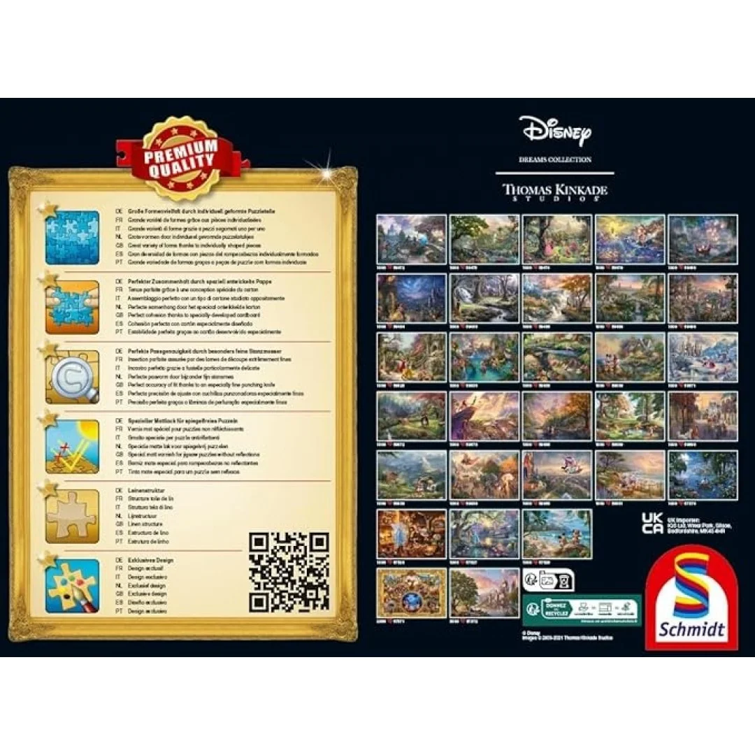 Schmidt Spiele 58037 Thomas Kinkade, Disney, Snow White and The Queen, 1000 Teile Puzzle, bunt Schmidt Spiele 58037 Thomas Kinkade, Disney, Snow White and The Queen, 1000 Teile Puzzle, bunt
