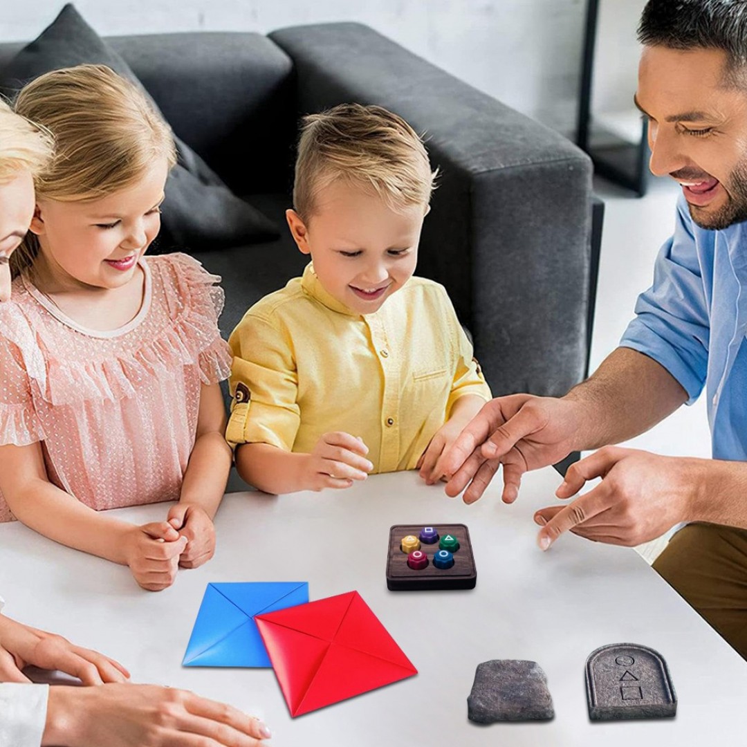 Squid Game stone sets dice gong-gi game party catch toy squid playing games Korean gonggi game jack stone pebbles