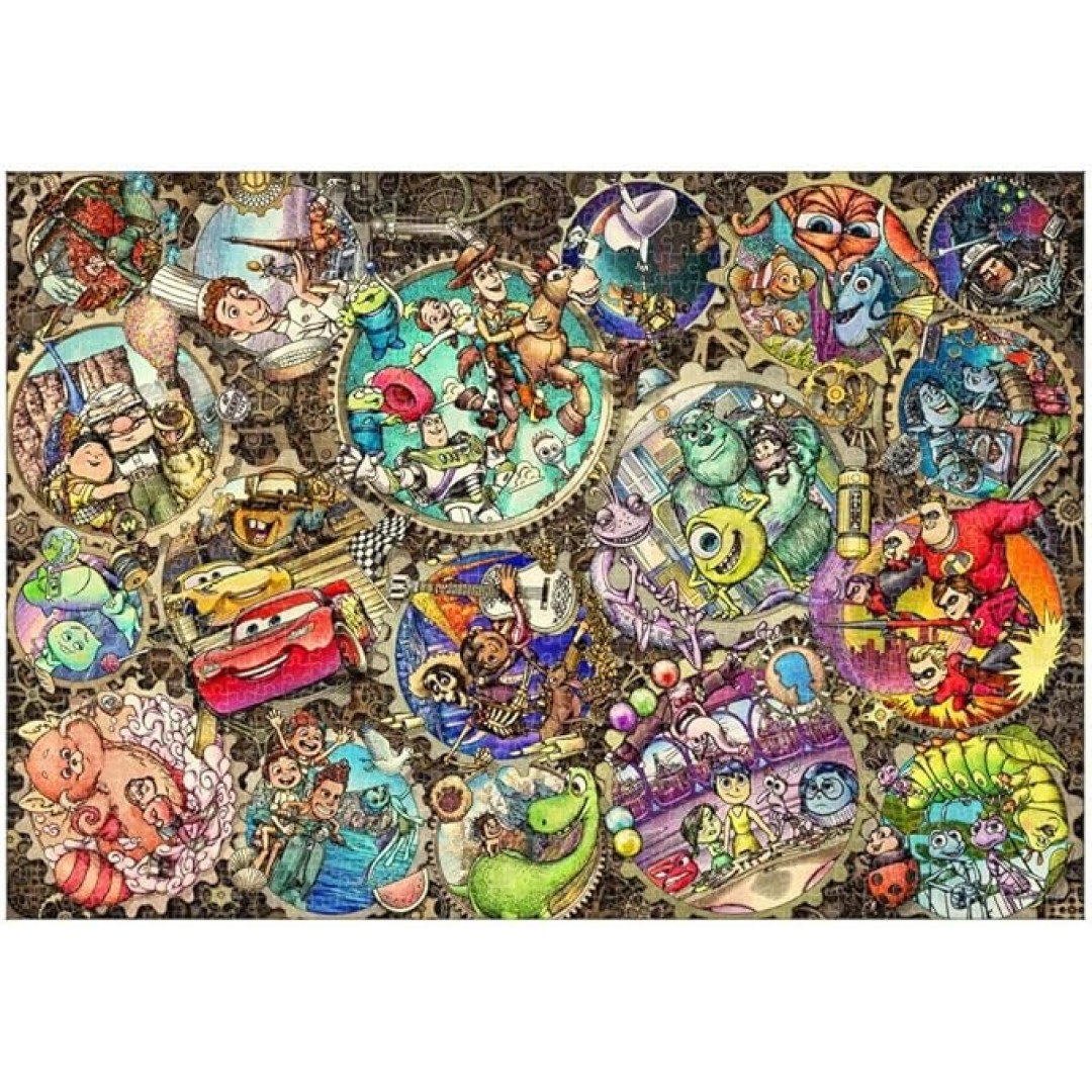 Tenyo Disney Gear World (Pixar Characters) 1000 Piece Jigsaw Puzzle (51 x 73.5 cm)