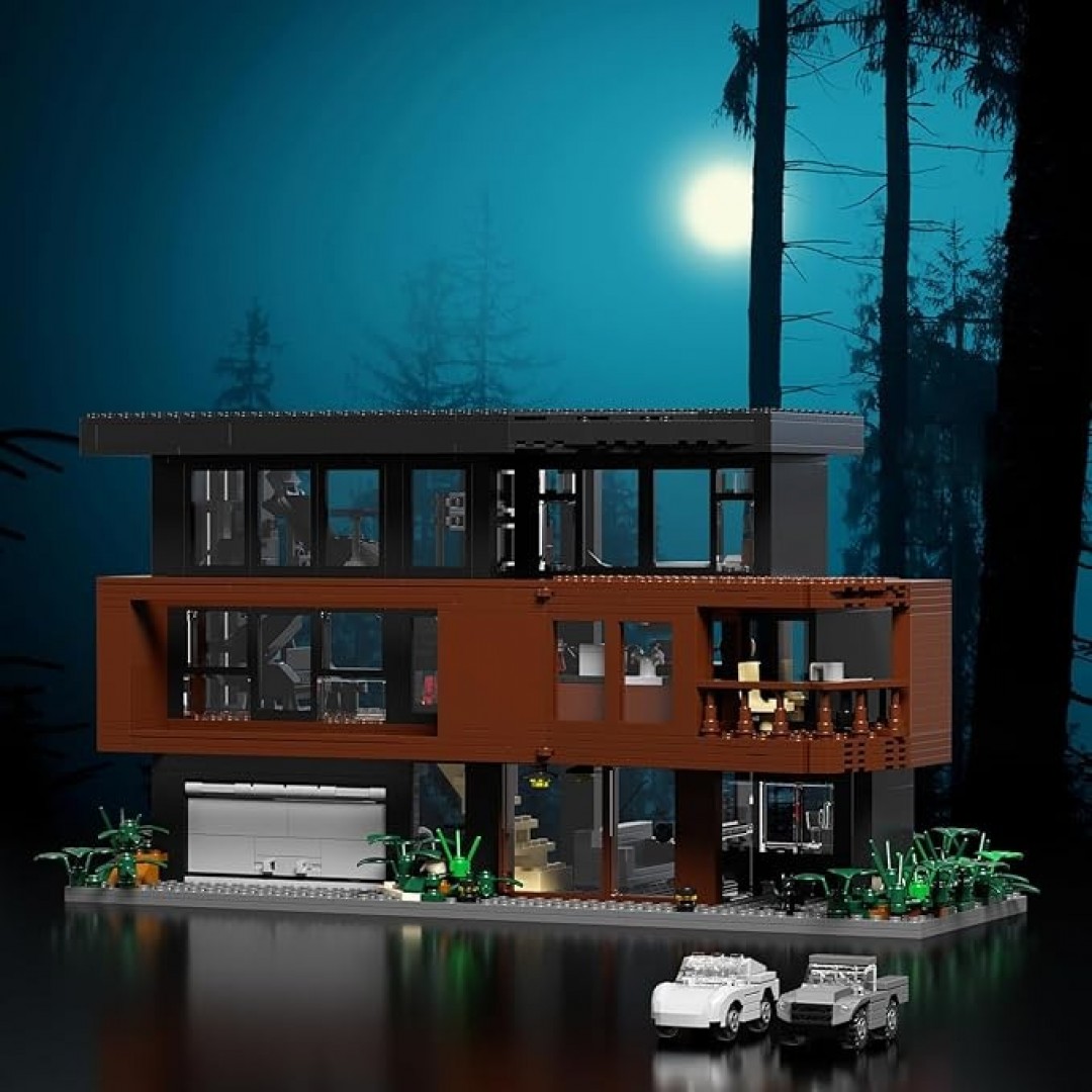 Twilight House Building Set - Architektur Gebäude Spielzeug Merchandise, Geschenkidee für Erwachsene Kinder Freunde ab 6 Jahren Filmfans (864PCS)