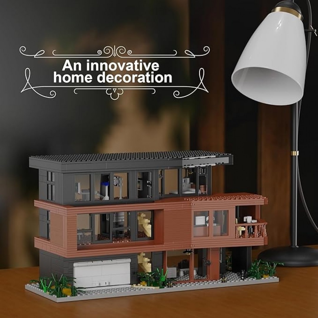 Twilight House Building Set - Architektur Gebäude Spielzeug Merchandise, Geschenkidee für Erwachsene Kinder Freunde ab 6 Jahren Filmfans (864PCS)