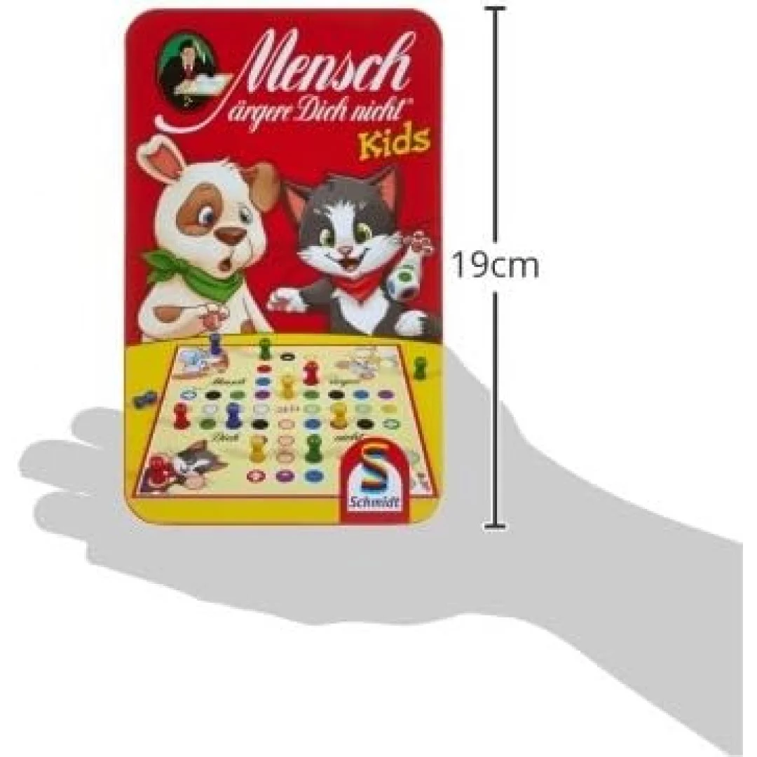 Schmidt Sp 51273 Mensch ärgere Dich Nicht Kids, Bring Mich mit Spiel in der Metalldose