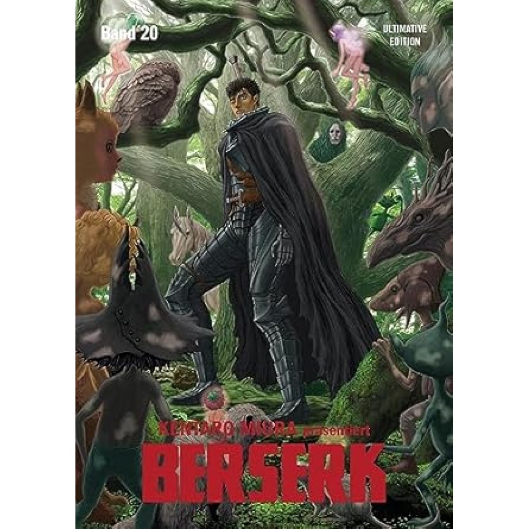 Berserk: Ultimative Edition 20: Das Dark-Fantasy-Epos! Jetzt im Großformat mit neuer Covergestaltung, um noch tiefer in die faszinierend brutale Welt Kentaro Miuras einzutauchen! Berserk: Ultimative Edition 20: Das Dark-Fantasy-Epos! Jetzt im Großformat mit neuer Covergestaltung, um noch tiefer in die faszinierend brutale Welt Kentaro Miuras einzutauchen!